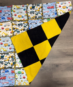 Construction Rag Quilt 43 x 50
