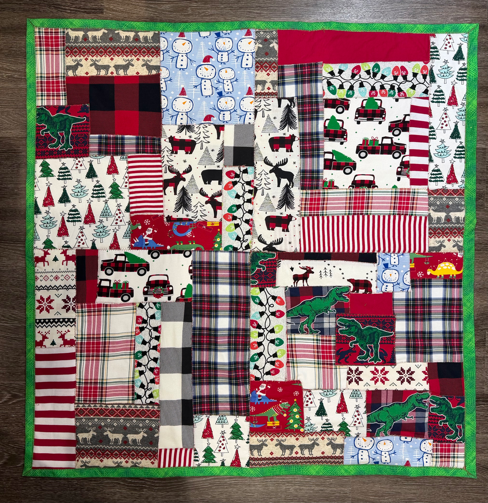 Memory Quilt T shirts and kids sizes Made To Order (Mini)